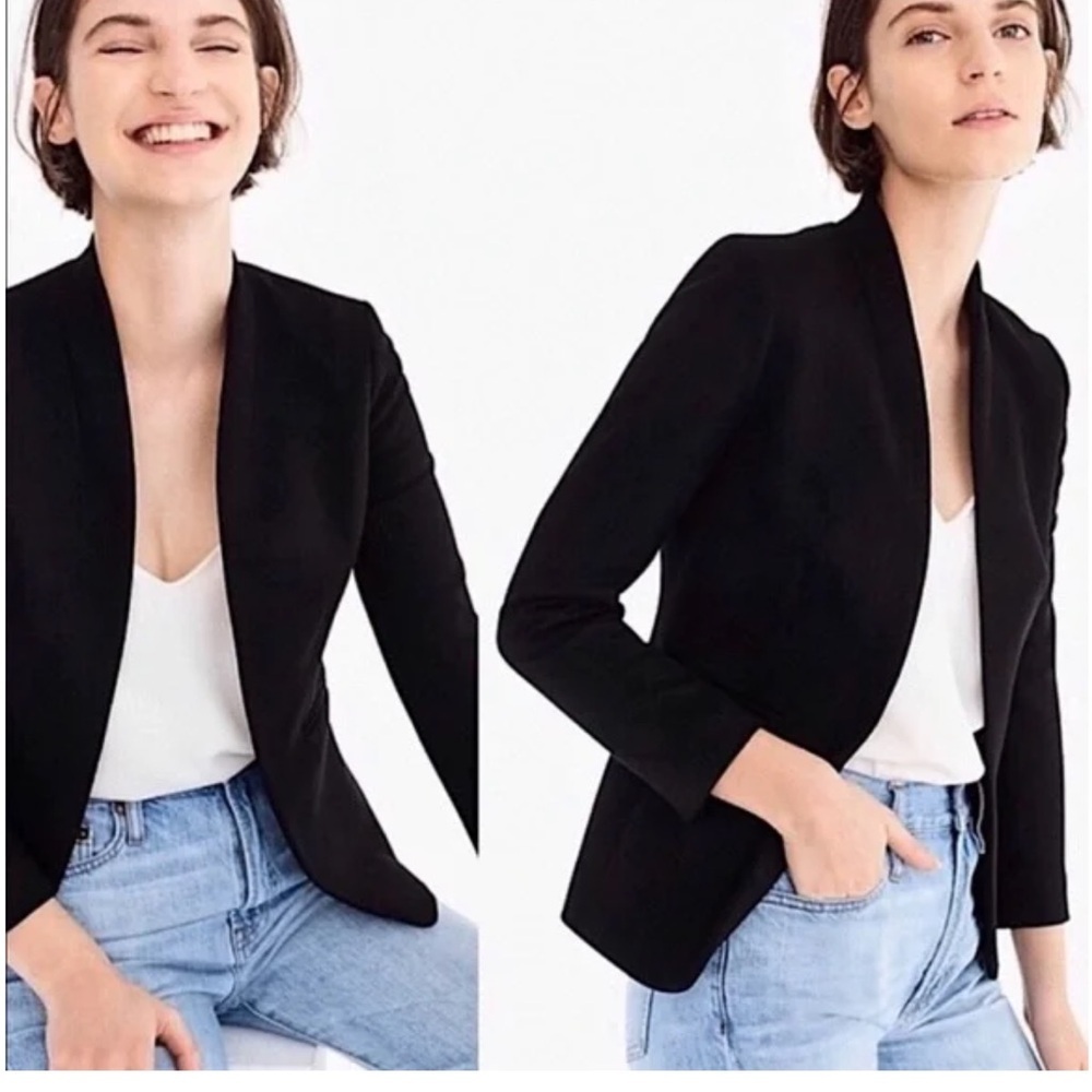 J. Crew 365 Classic Black Jacket. Size 4. Style H2743